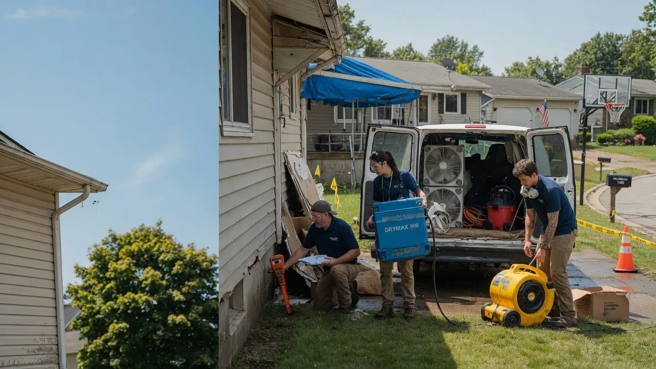 Ceiling Leak Cleanup in Gibsonburg, OH near me