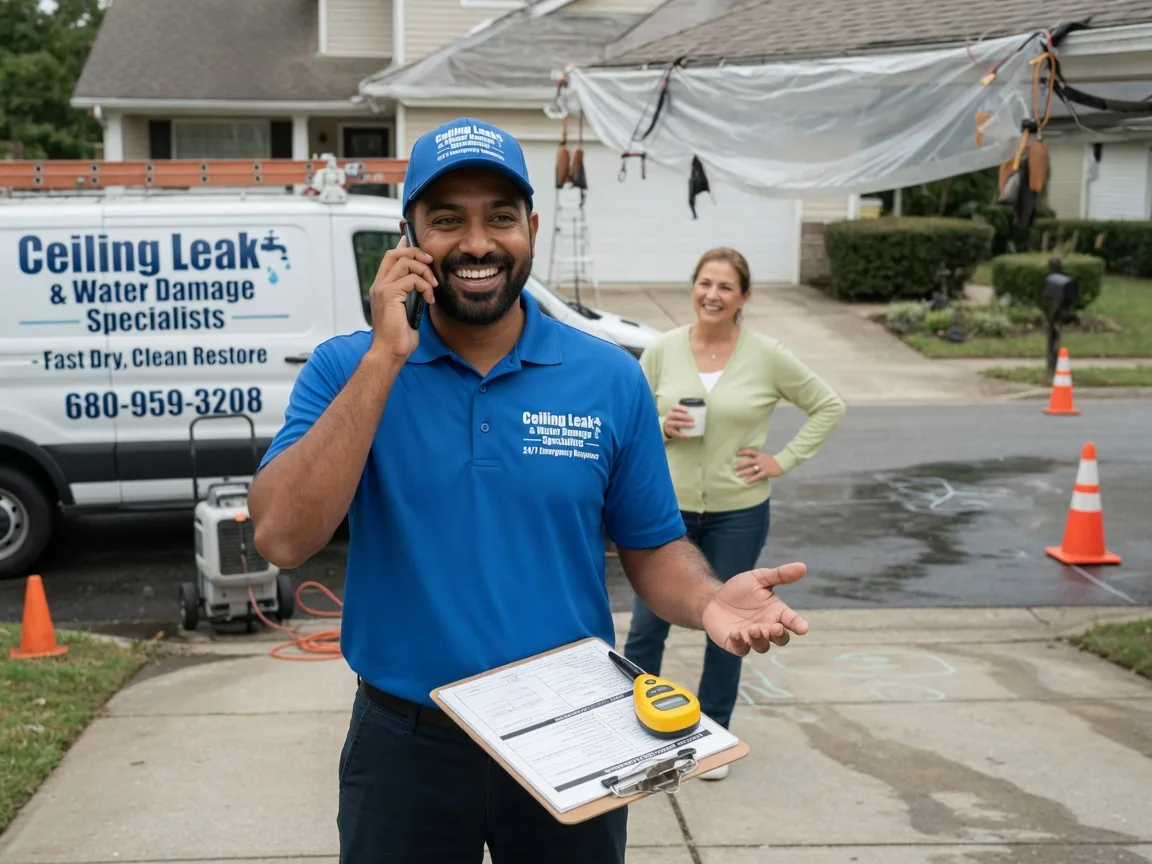 Ceiling Leak Cleanup Gibsonburg, OH FAQs